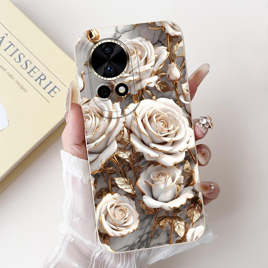 For Huawei Nova 13 Case Nova12 BLK-AL00 Stylish Candy Painted Cover Soft Silicone Phone Case For Huawei Nova 12 Nova13 Pro Shell