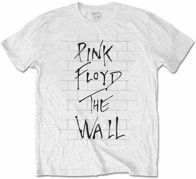 Bílé tričko Pink Floyd The Wall Logo Classic Rock Metal Band Unisex