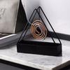 Anti-scald Iron Art Mosquito Coil Holder Stands Creative Triangular Shaped Incense Burner Modern Repellent Stand Household Parts
