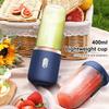 Electric 6 Blades Automatic 400ml Portable Electric Juicer USB Charging Fruit Squeezer Blender Portable