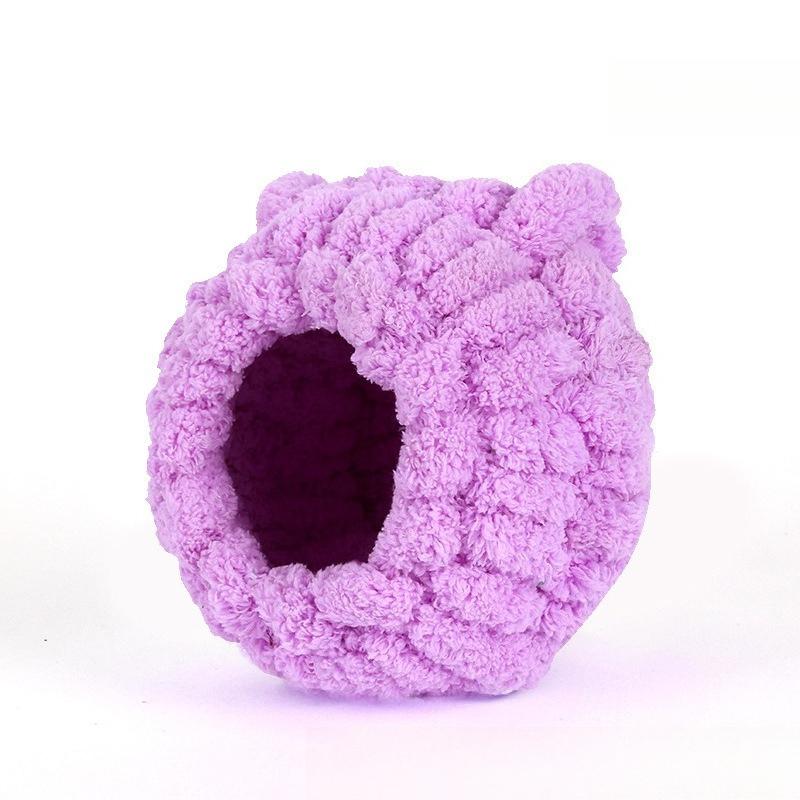 Plush Woven Parrot Bird Nest Soft Warm Cave Hut Multiple Colors Cozy Rest House for Small Pet Birds Cage Indoor