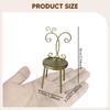 Dollhouse Chair Accessory 1:12 Scale Decoration DIY Ornament Furniture Miniature
