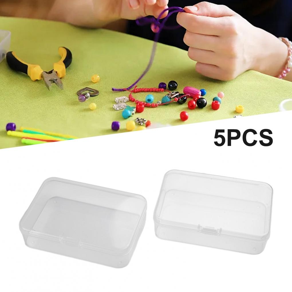 5pcs Plastic Box Storage Useful Container Packaging