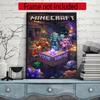 Minecraft Personalized Name Round Diamond Painting Kit Diamond Embroidery Painting Rhinestones Mosaic Frameless Handwork Decoration Arts