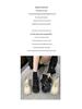 2025 Spring Women's Mary Jane High Heels: New Fashion Platform Chunky Lace-Up Leather Dress Shoes