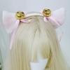 A factory-priced cute olita hairpin plush animal headdress handmade bell cat ear headband