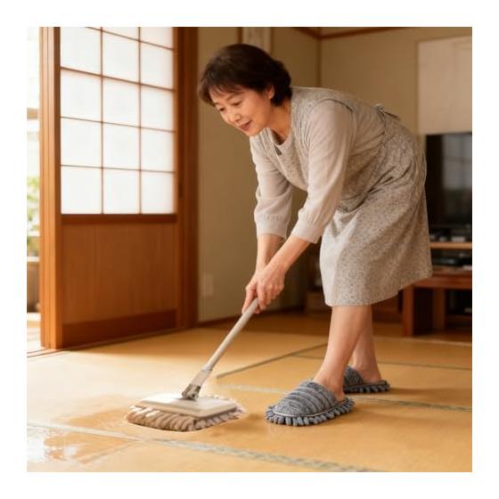 [SIQITECH] Mop Slippers Cleaning Slippers Cute Caterpillar Mopper Fluffy Super Absorbent Wearable Mop Indoor Floor Cleaning Room Shoes Floor Cleaning