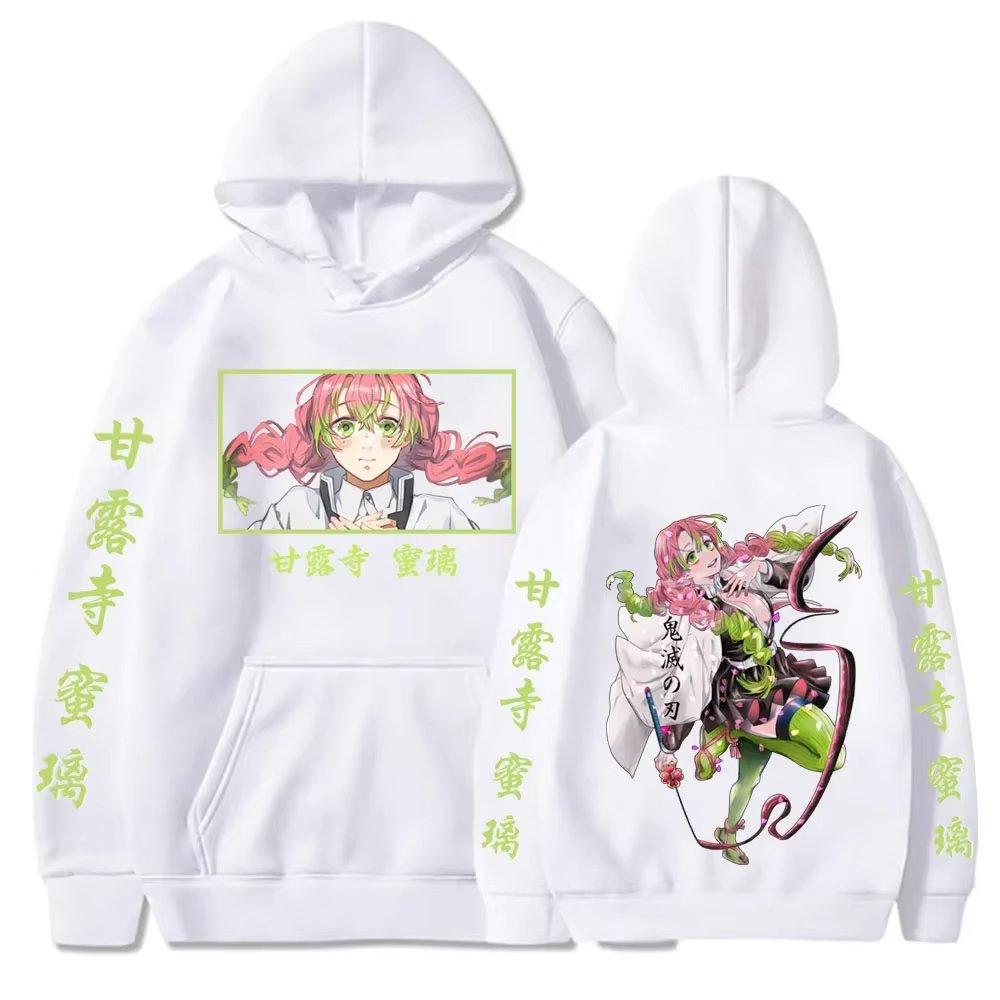 Kimetsu No Yaiba Anime Hoodie Unisex Jacke Kanroji Mitsuri Print Grafik Sweatshirt Streetwear Cosplay Langarm Oberteile