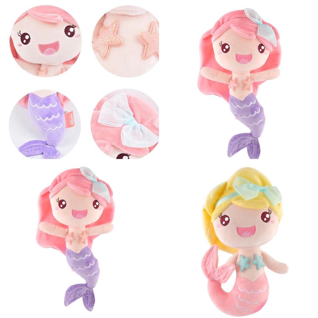 Soft And Cuddly Mermaid Princess Plush Toy With Long Hair For Girls
