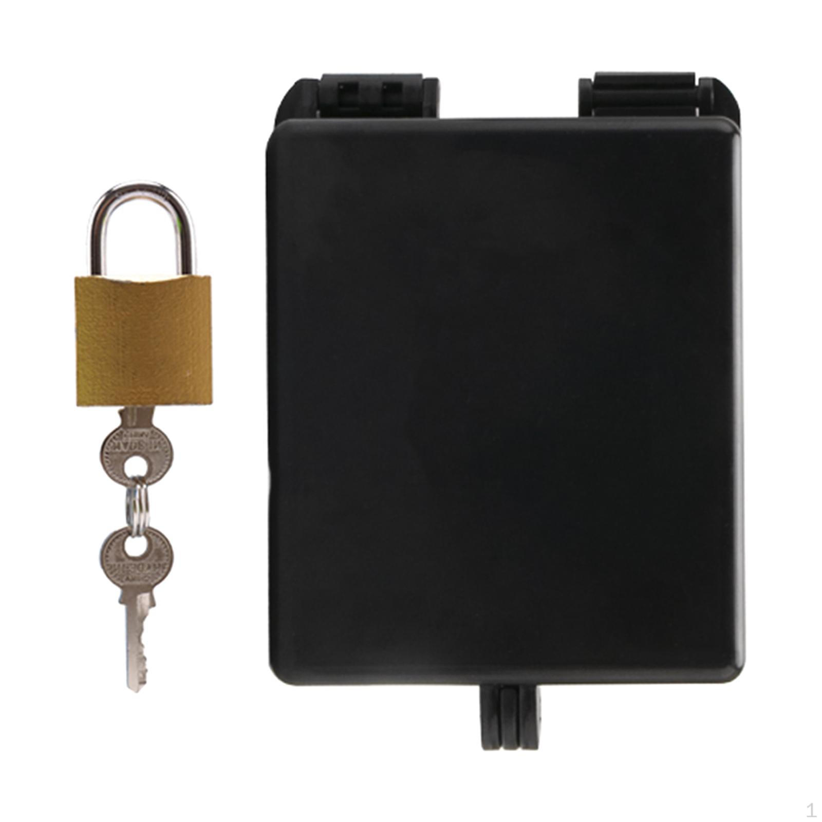 

Садовый кран Замок-накладка Металлический Наружный Водосберегающий Защитный Чехол Излив для 10x8cm чёрный