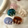 Grab Clip Letter Hair Clip Candy Color Cute Hairpin Personalized Acetate Hair Claw  Girl