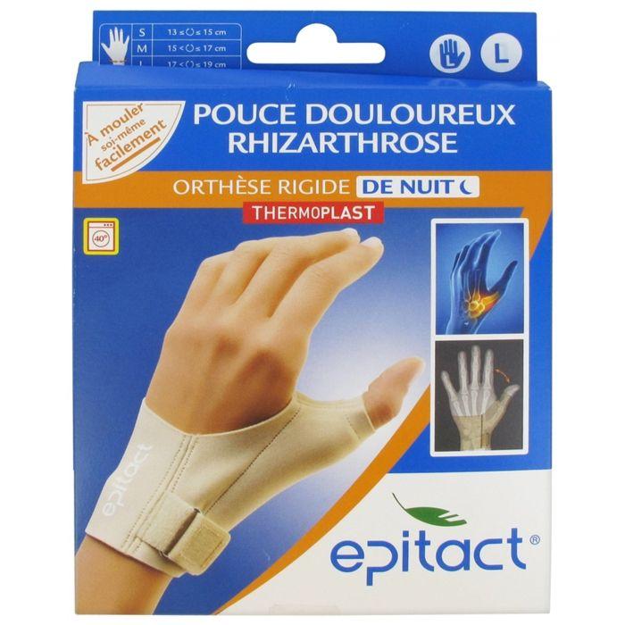 Orthèses-Epitact Orth Pouce Thermo Gauche S (Taille : L)