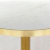 Mange-debout rond Ø 60 cm Rome bistrot marbre translucide