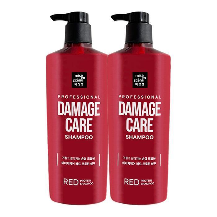 mise en scène Damage Care Red Protein Shampoo 680ml x2 (14334790)