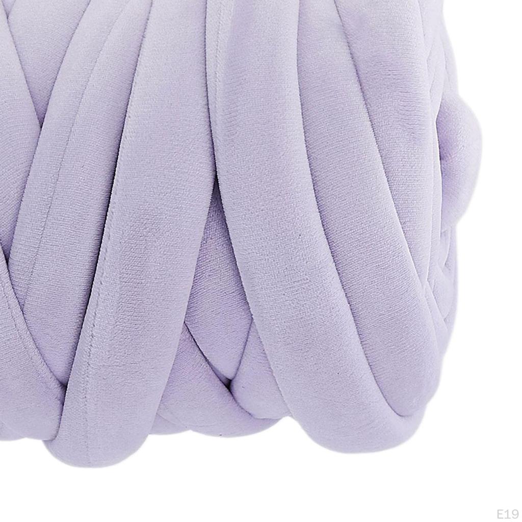 0.55 Lbs Chunky Yarn Bulky Hand Knitting 56 Feet Washable Giant Tube for Arm