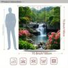 Waterfall Garden Shower Curtain - Multi-Style Bath Decor, Perfect for Those Who Love Nature-Inspired and Practical Designs