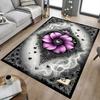 1PC Floral Heart Anti-slip Carpet, Suitable for Office, Bedroomand Playrooms. It Can Also Be Used As a Sofa Footrest cover-R18