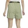 Nike Sportswear Solid Woven Breathable Mid-Rise Casual Shorts Women Shorts Oil-Green HJ3945-386