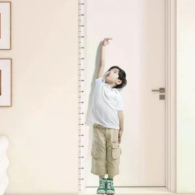 Sticker Mural Mesure de Hauteur Avec Échelle Précise Claire Jusqu'à 200 cm Amovible Parfait Pour Chambre d'Enfant Crèche Décoration de Maison