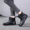 Wish2025 British Style Tooling Martin Boots Women's Large Size High-top Short Boots Women's Boots Spot