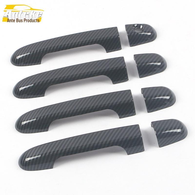 Elantra Electroplated Door Handle Armrest Sticker - Handshake Buckle Car Accessory.