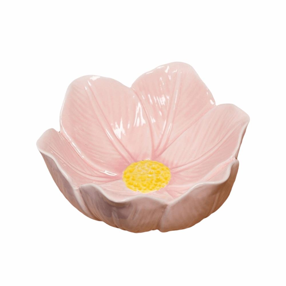 Solid Flower Jewelry Tray Petal Design Trinket Tray Luxury Small Trinket Dish Office Desk