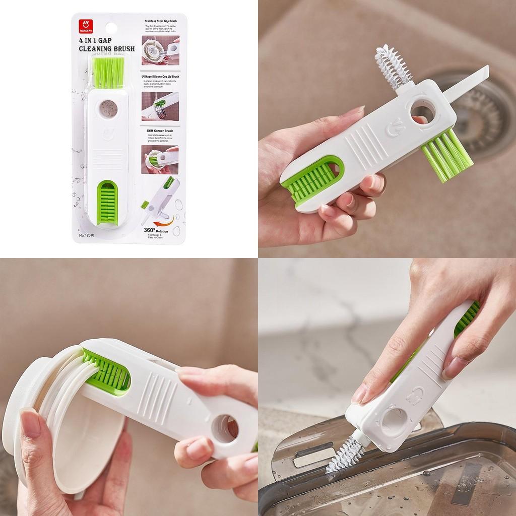 Portable Multi Functional Cup Brush Set For Bottles Mugs And Water Cups