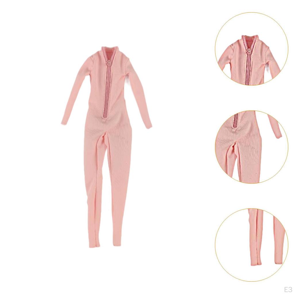1/6 Actionfiguren Maßgeschneiderter Jumpsuit für 12 Zoll Weibliche Puppen