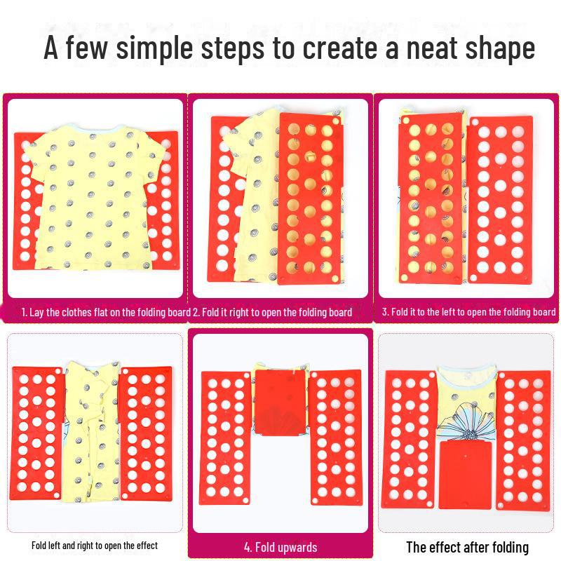 Kinder Faltbrett - Kompakter Kleiderorganizer für T-Shirts & Hemden