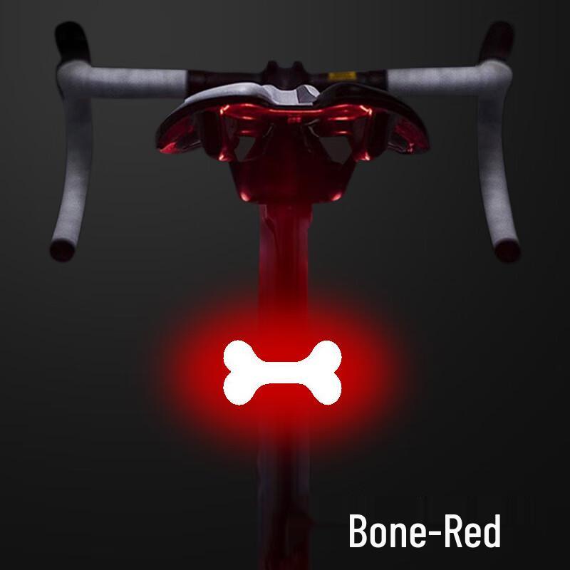 Lishi Creative Bone Design Bicycle Tail Light One Size
