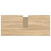 Bathroom Cabinet Sonoma Oak 80 x 33 x 60 cm Particleboard