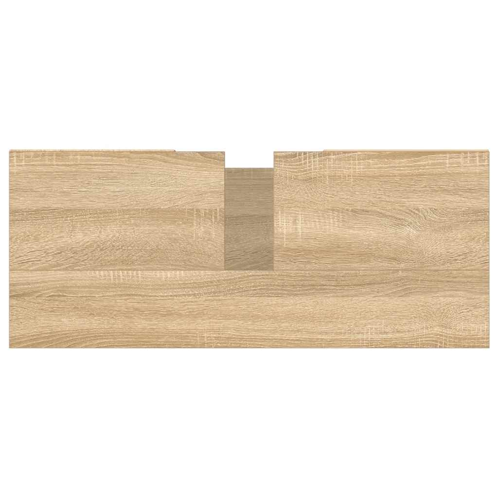 Bathroom Cabinet Sonoma Oak 80 x 33 x 60 cm Particleboard