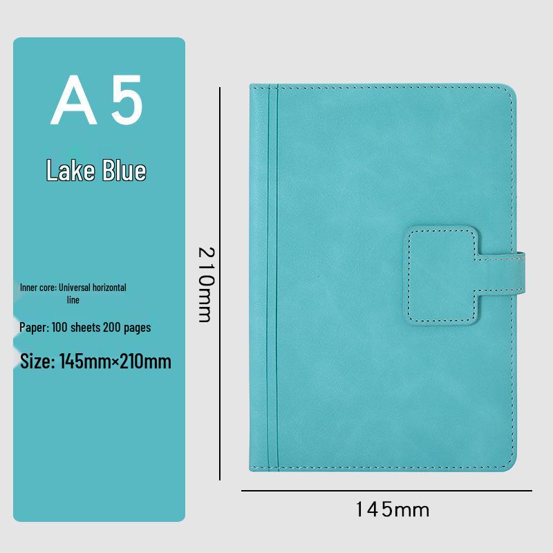 A5 Colorful Snap Button Notebook - Student & Office Notepad with Logo Customization