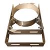 Bbq Accessory Adjustable Bracket 150 Short 150mm Diameter, 1.8mm Thickness Chimney Pipe Holder Solid Construction
