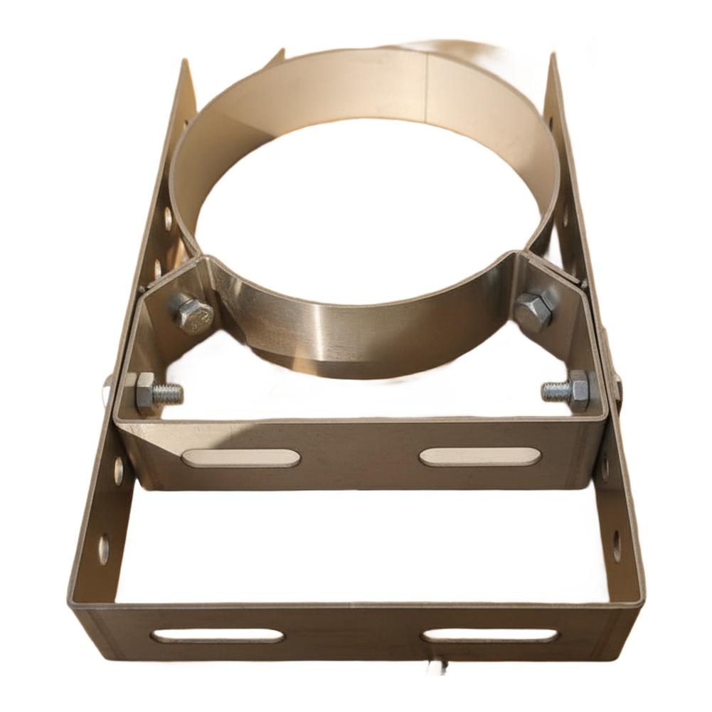 Bbq Accessory Adjustable Bracket 150 Short 150mm Diameter, 1.8mm Thickness Chimney Pipe Holder Solid Construction