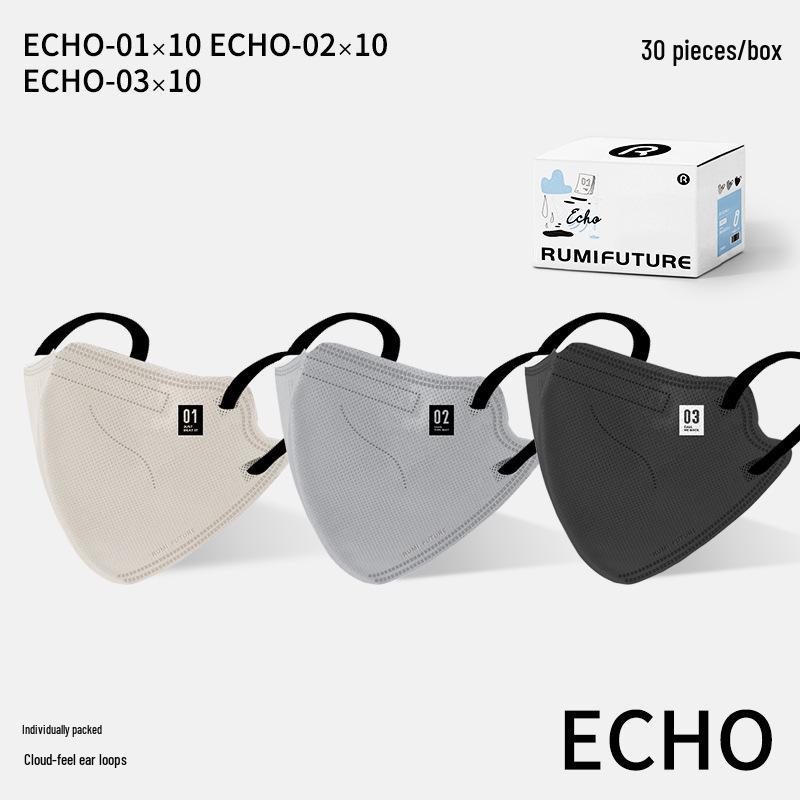 3D Farbverlauf Rouge Maske: Einweg-Gesichtsmaske für Erwachsene im Pure Desire-Stil