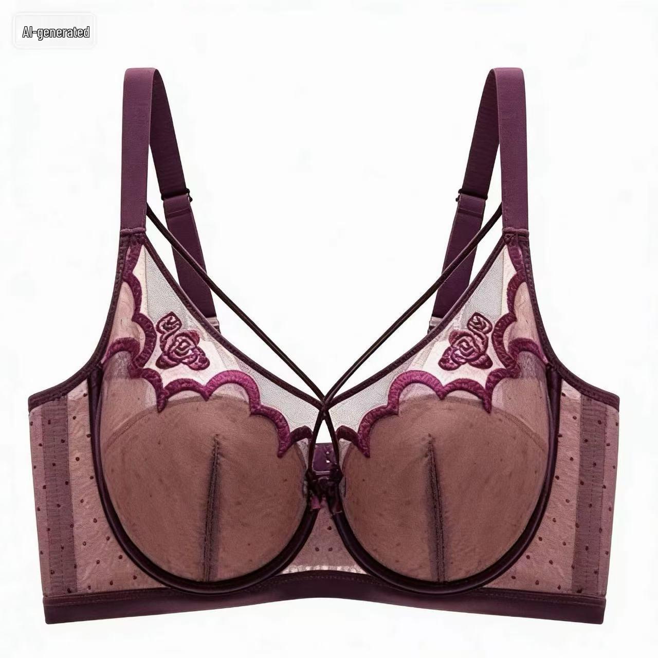 Кружевной бюстгальтер Push-Up с чашкой-манго: Подтягивающий, Стройнящий, Больших размеров, Подчеркивает фигуру, Сексуальный дизайн. 38/85CD