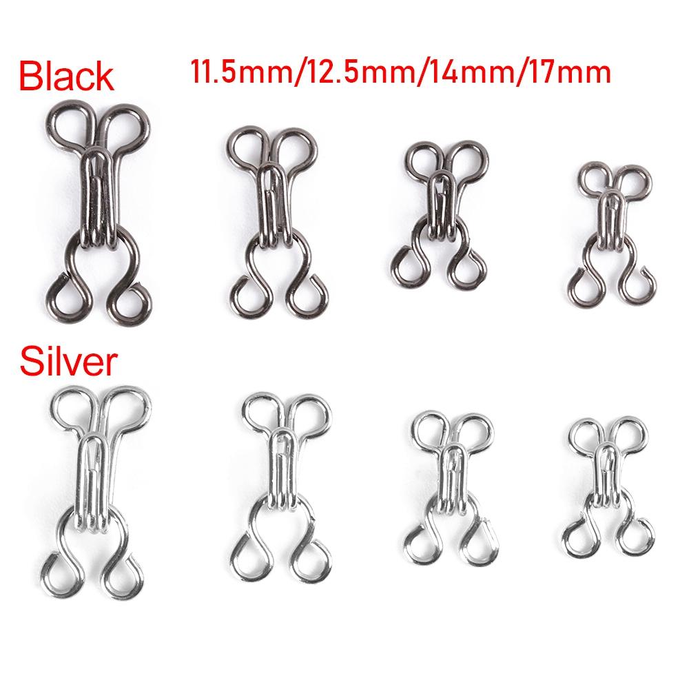 100pcs Invisible Bra Underwear Sewing Hook Eye Metal Buckle Button Collar Clothing Sweater Buckle Accessories Bra Hooks Eyes