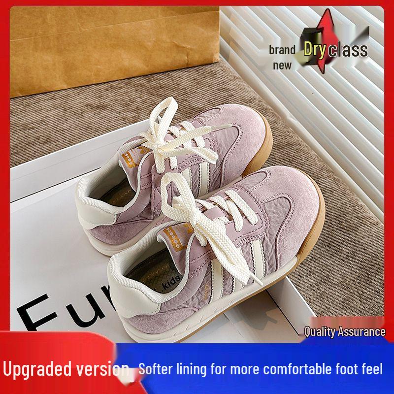 Autumn 2025 Kids' Sneakers: Korean Fashion Girls' Forrest Gump Style, Medium & Large Sizes, German Training & Casual Shoes
