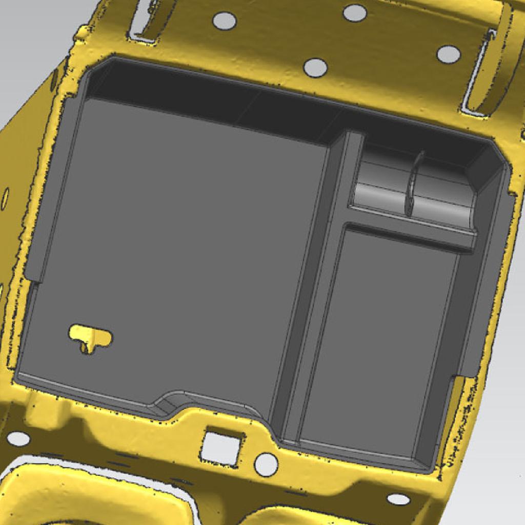 Für Ford Ranger 2023 Armlehnen-Aufbewahrungsbox Organizer-Ablage Innenraum Auto Aufräumen Behälter Halter Styling Auto
