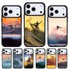 Surfing Wave Soft Phone Case for iPhone 17 Air 16e 15 14 13 Pro Max Back Cover for 12 11 Pro Coque