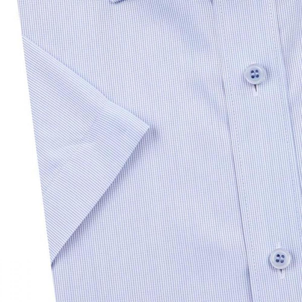 S.t. Dupont Men S Short Sleeve Two Tone Slim Fit Shirt Se6mm21hS308Sbu