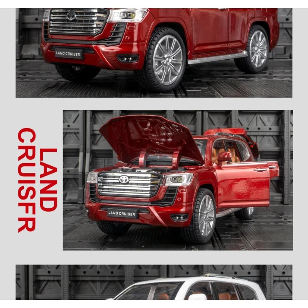 1/24 Toyota LAND CRUISER LC300 Alloy Car Model Diecast Metal Toy Off-road Vehicle Car Model Simulation Gift