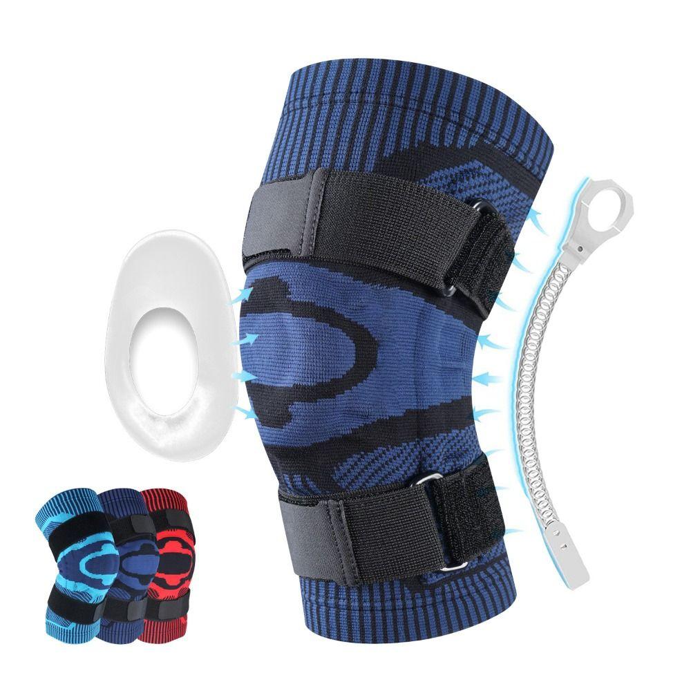 

Спортивный ремешок Эластичный нейлон Фитнес Поддержка колена Обертывание Бандаж Наколенник Облегчение артрита