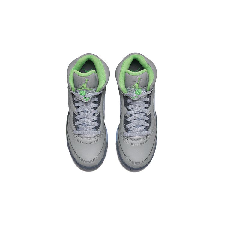 Air Jordan 5 Retro GS Green Bean 2022 Buty Dziecięce Szare Srebrne Flint-Grey DQ3734-003