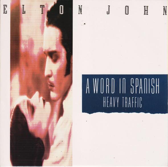 

7inch Record ELTON JOHN - A Word In Spanish EJS18 The Rocket Reco 1988 UK Rock Used