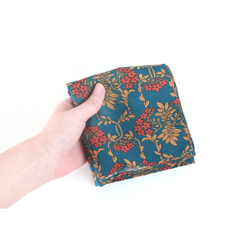 DDintex FLORET LONDON Vintage Cloth, Rayon, Nouveau Mayflower Brown, 50x50cm, Liberty Print