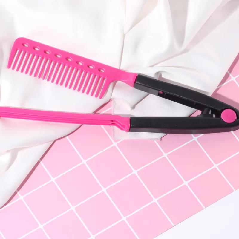 

Новая корейская V-образная расческа для завивки волос с зажимом