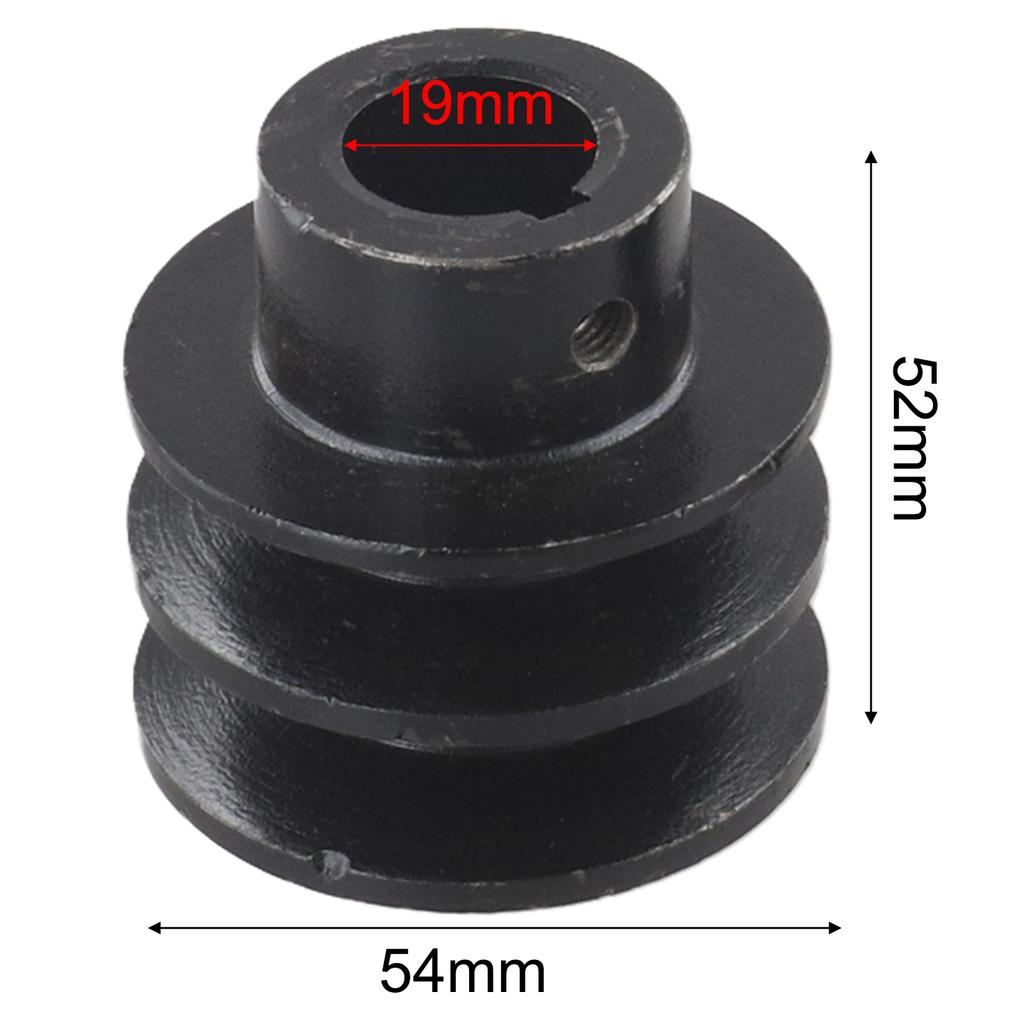 2pcs A Type V Belt Pulley for 168F 170F Engines Iron Construction for Reliable Performance In Tough Conditions