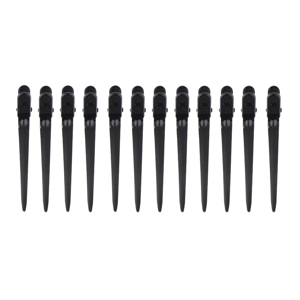 Alligator Clips for DIY Sectioning, Haircuts, Coloring & Styling 12Pcs Duckbill